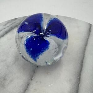 Ges 95 blown glass paperweight